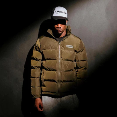 Trapstar Hyperdrive Puffer Jacket 2.0 - (OLIVE GREEN)