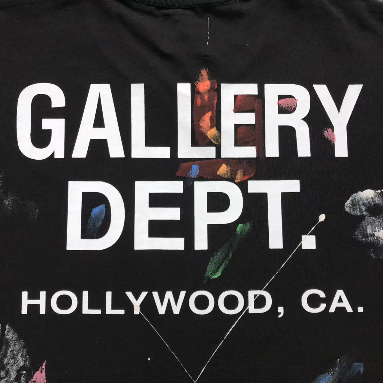 GALLERY DEPT. Painted Tee - (BLACK)