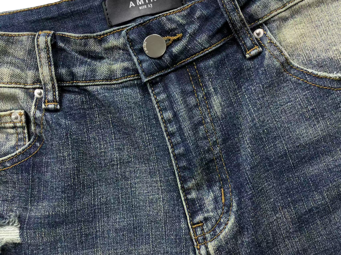 AMIRI Baggy Denim Jeans - (BLUE)