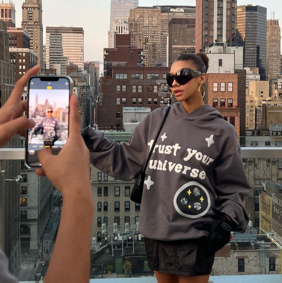 Broken Planet Trust Your Universe Hoodie - (GREY)