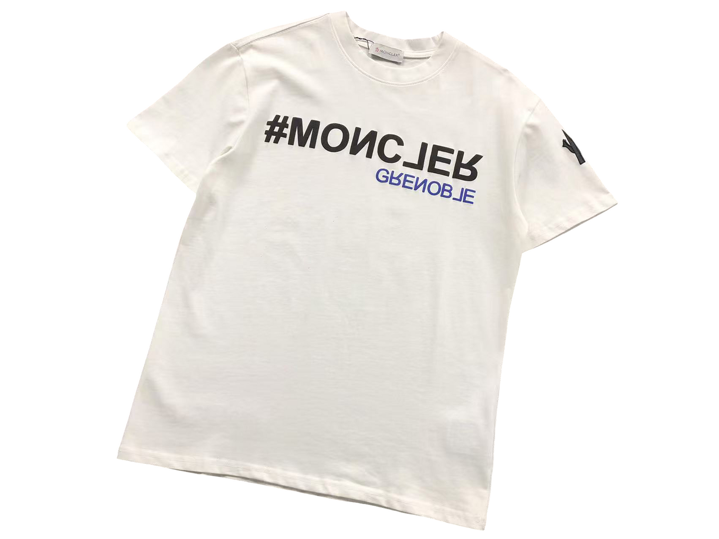 Moncler Reverse Tee - (WHITE)