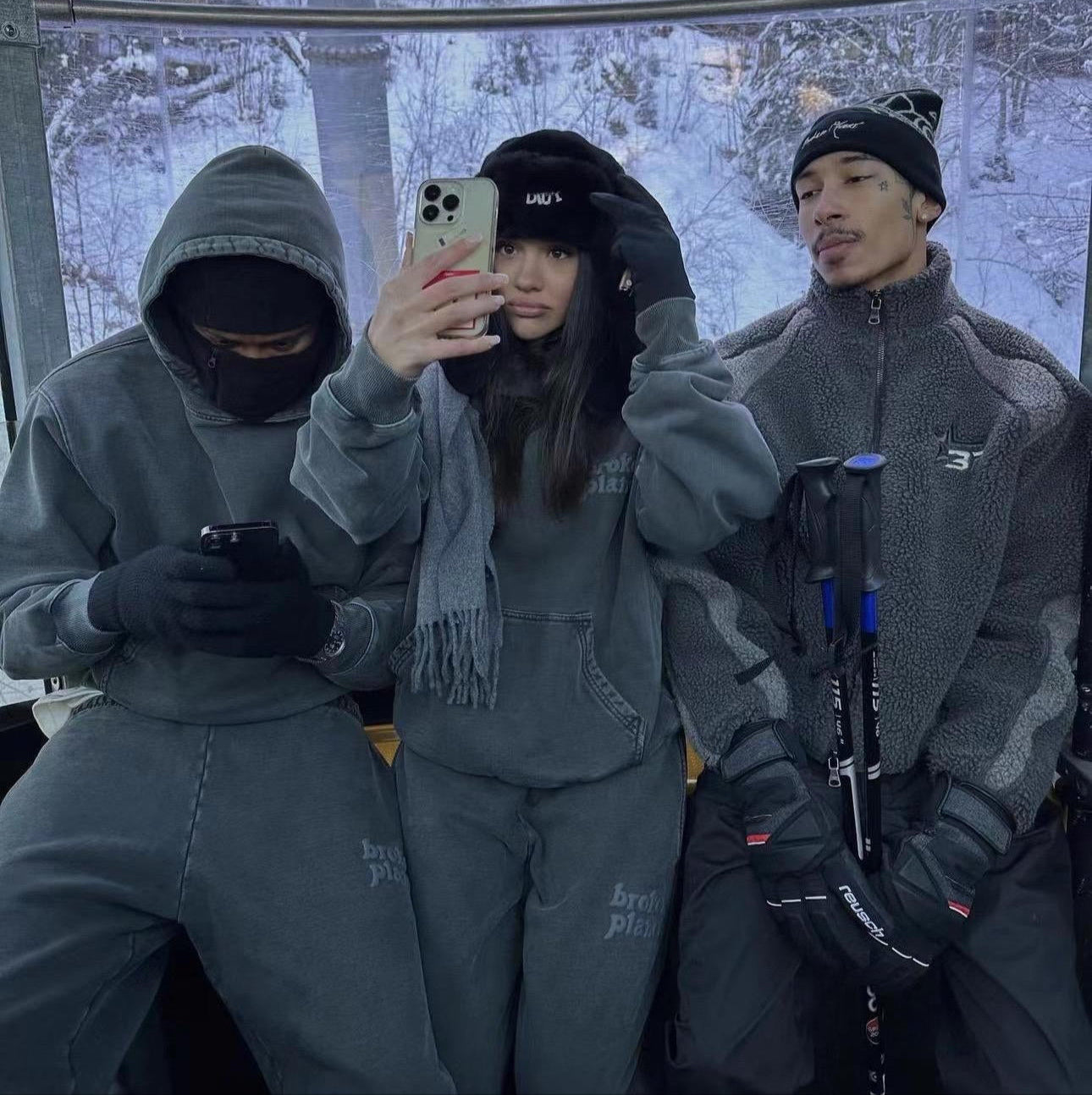 Broken Planet Outer Space Fisherman Beanie - (BLACK)