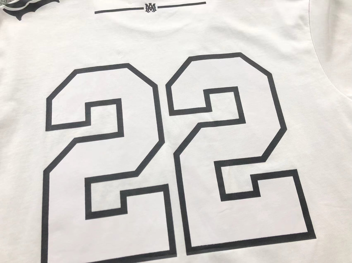 AMIRI Football 22 Tee - (WHITE)