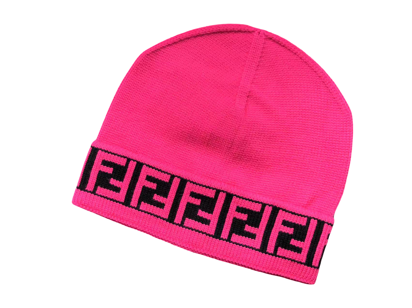 Fendi Monogram Beanie - (FUCHSIA)