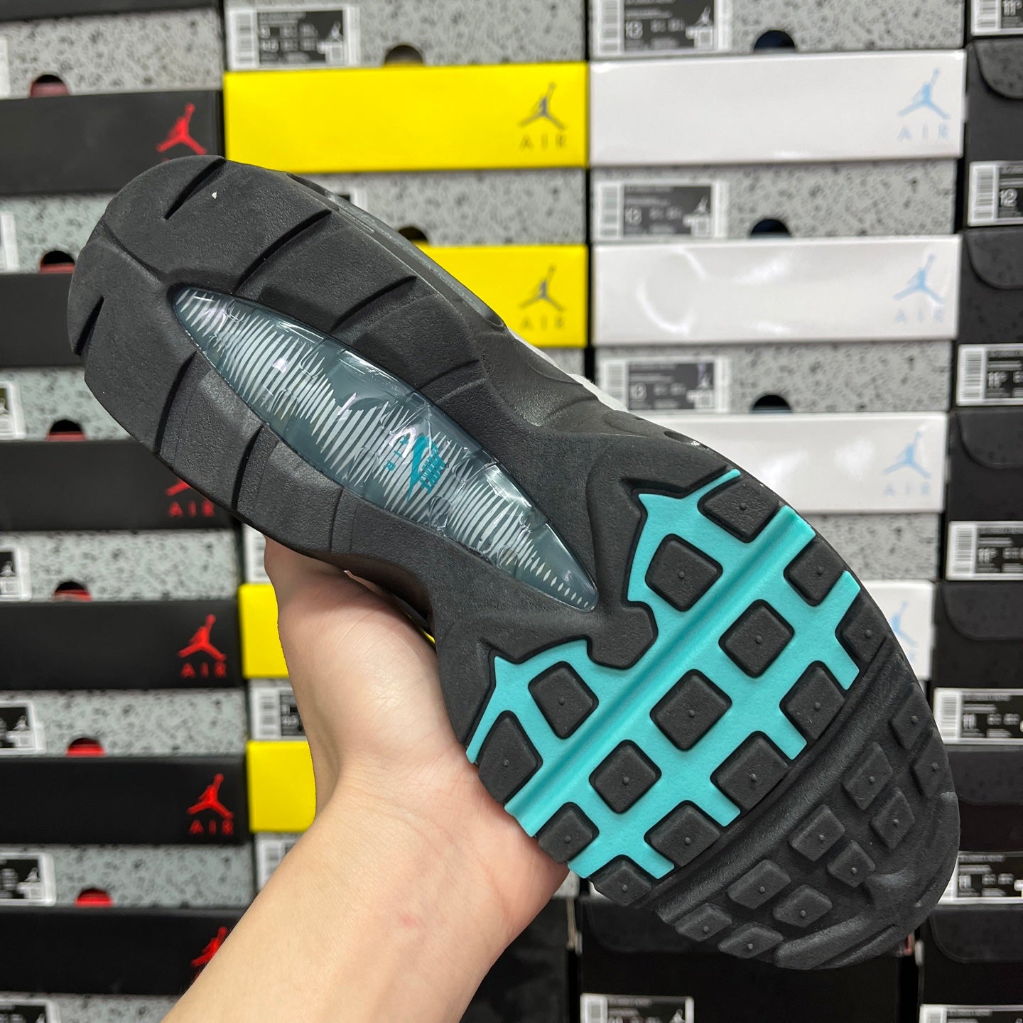 Nike Air Max 95 Essential Triple Grey Fog Laser Blue