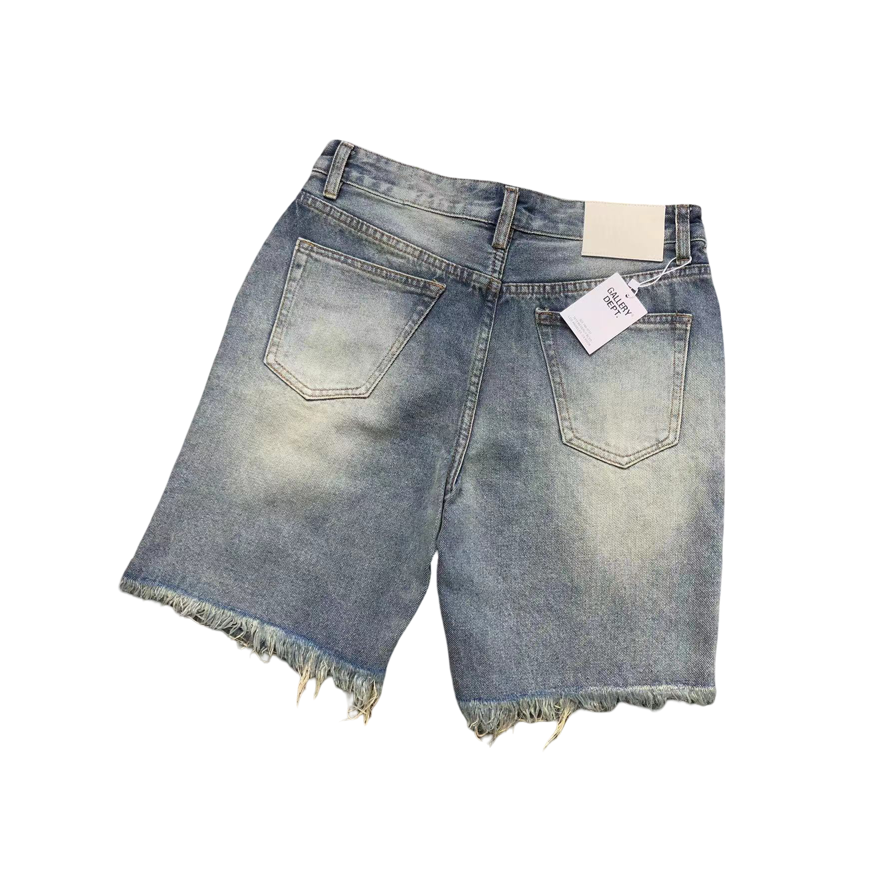 GALLERY DEPT. Ripped Jeans Short - (BLUE)