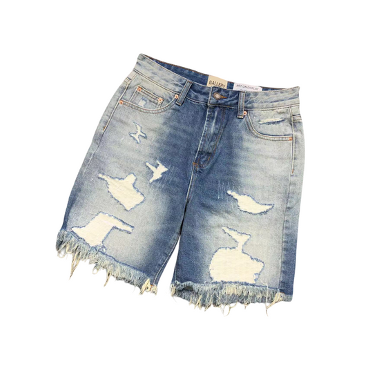 GALLERY DEPT. Ripped Jeans Short - (LIGHT BLUE)