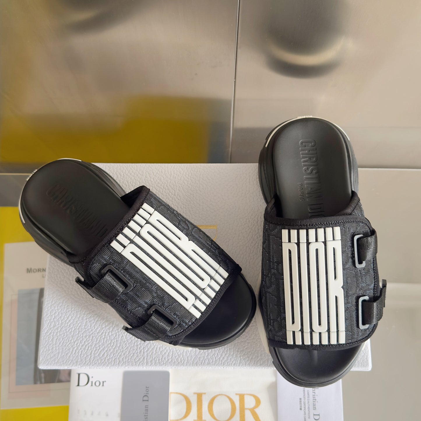 Dior D-Wander Slide Black