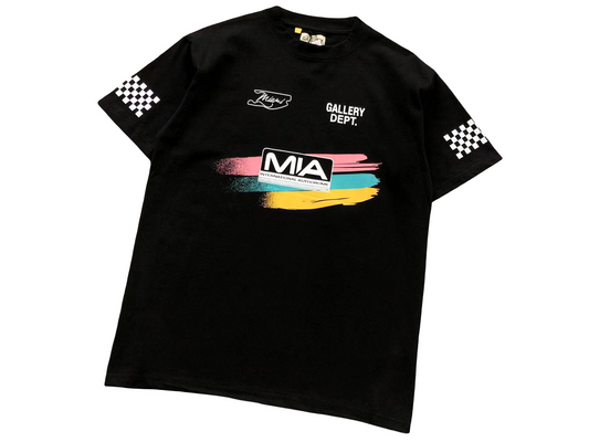 GALLERY DEPT. Automobile Miami Tee - (BLACK)