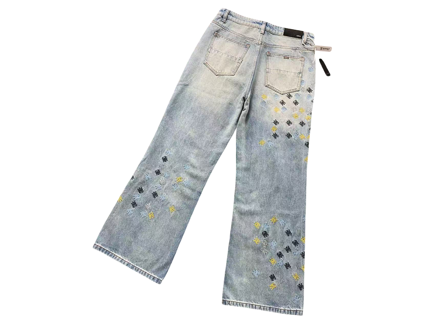 AMIRI Wide-Leg Jeans - (LIGHT BLUE)