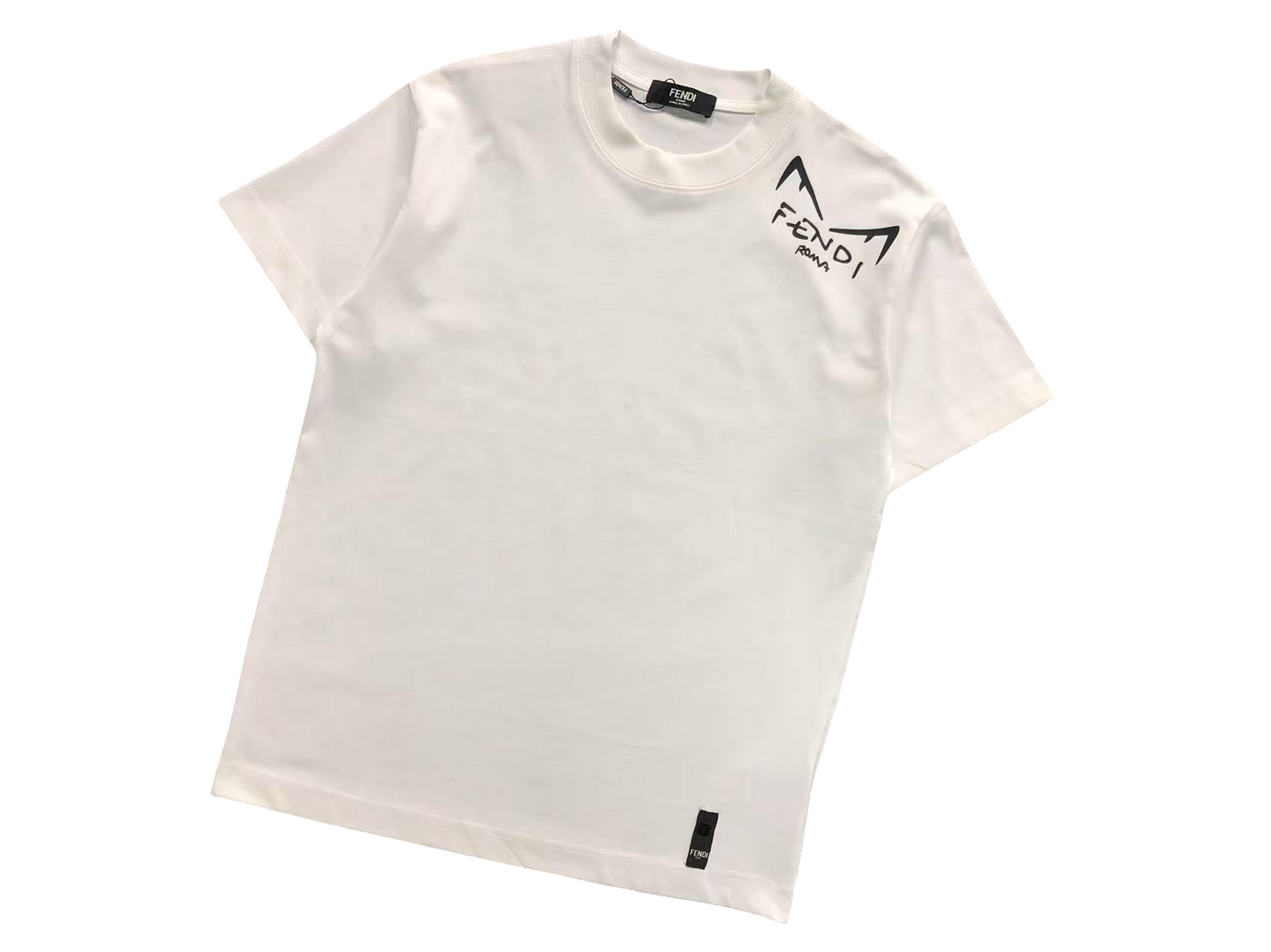 Fendi Lateral Eyes Tee - (WHITE)