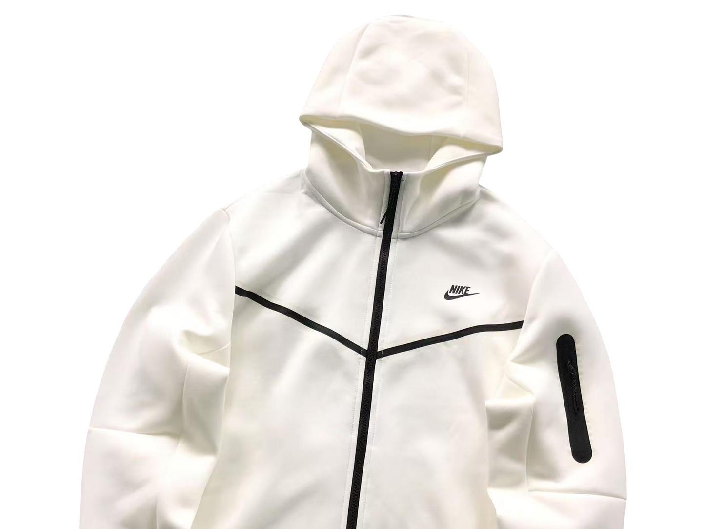 Nike Tech Fleece 2024 Zip Hoodie - (WHITE)