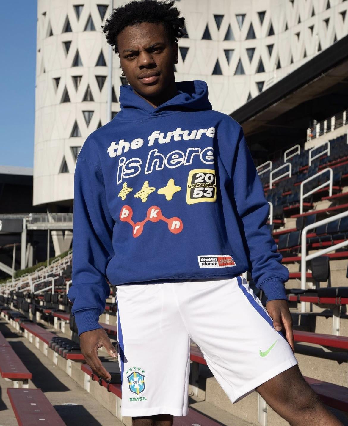 Broken Planet The Future Is Here Hoodie - (NAVY)