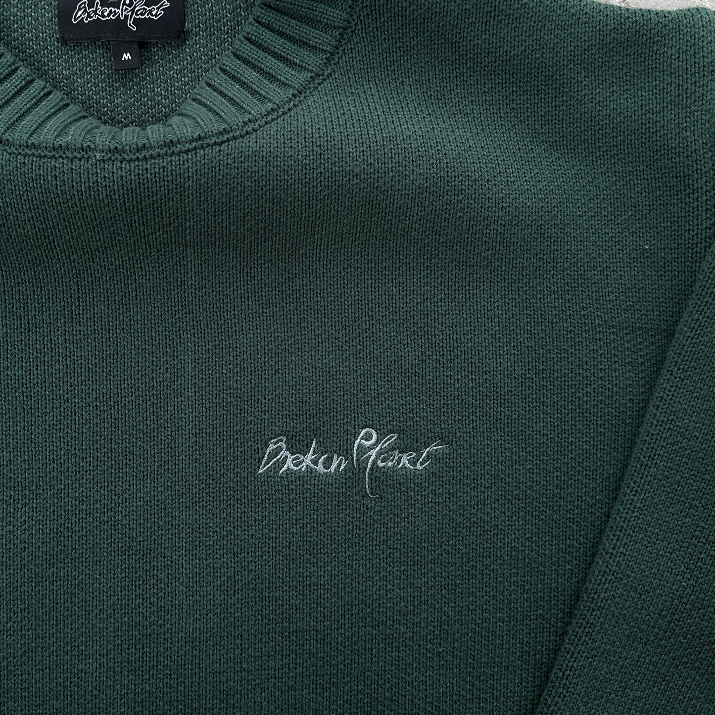 Broken Planet Outer Space Sweater - (GREEN)