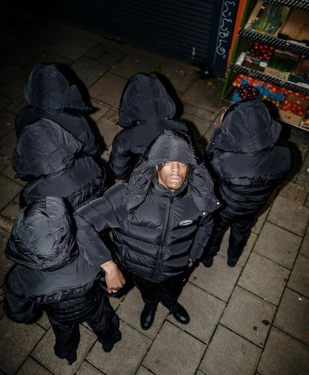 Trapstar Hyperdrive Detachable Hooded Puffer Jacket - (TRIPLE BLACK)