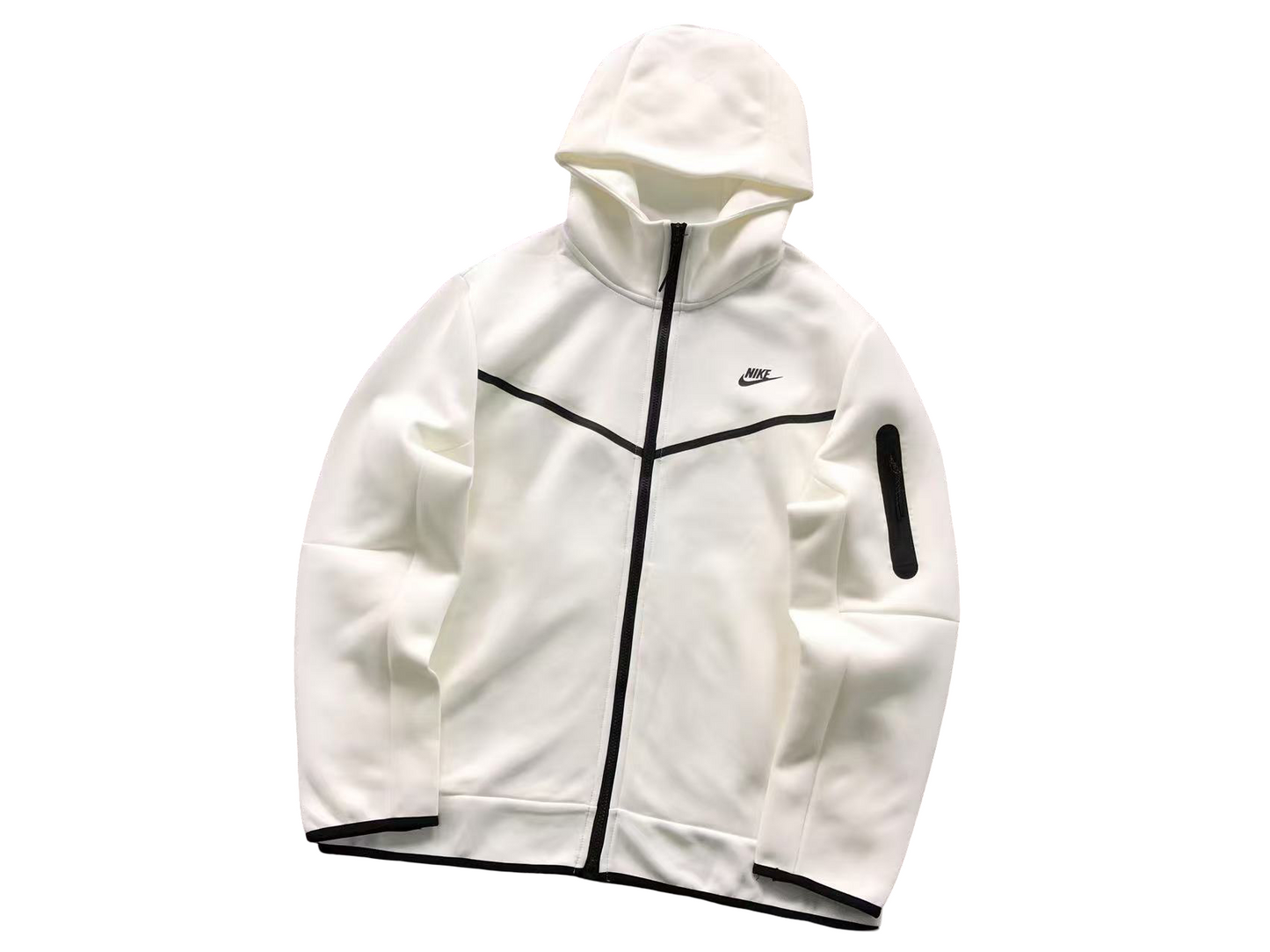 Nike Tech Fleece 2024 Zip Hoodie - (WHITE)
