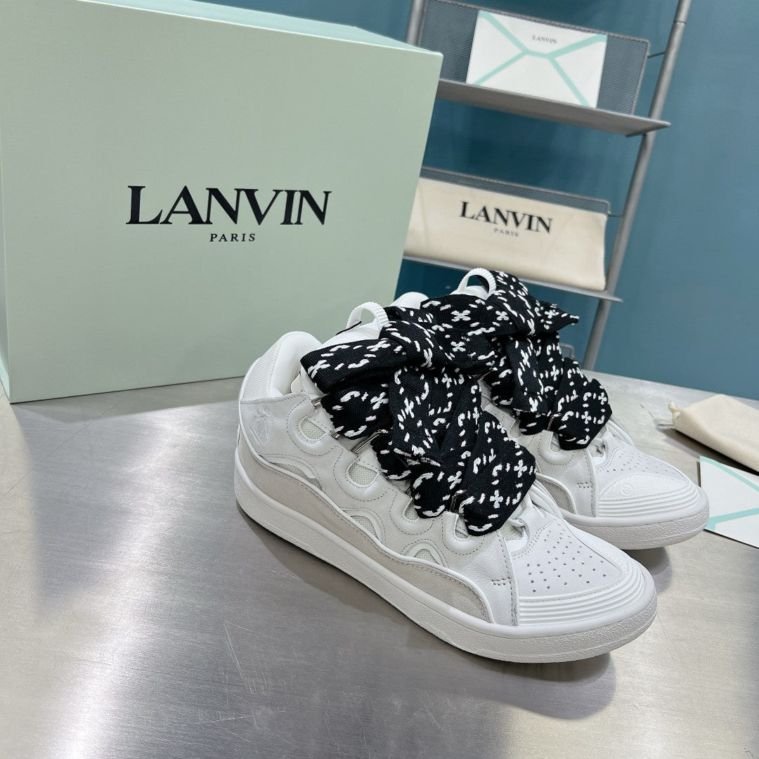 Lanvin Curb - (WHITE/BLACK)