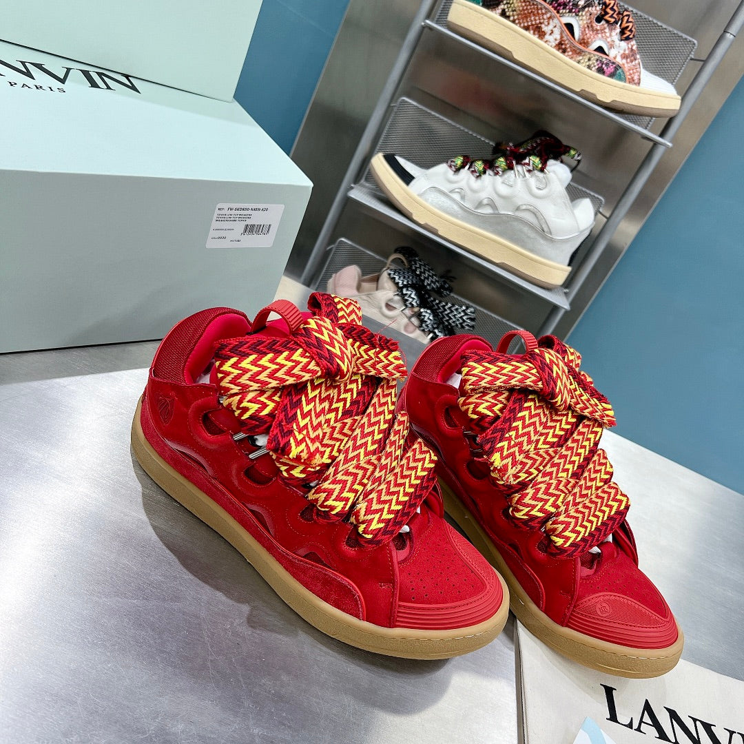 Lanvin Curb - (CHERRY RED)
