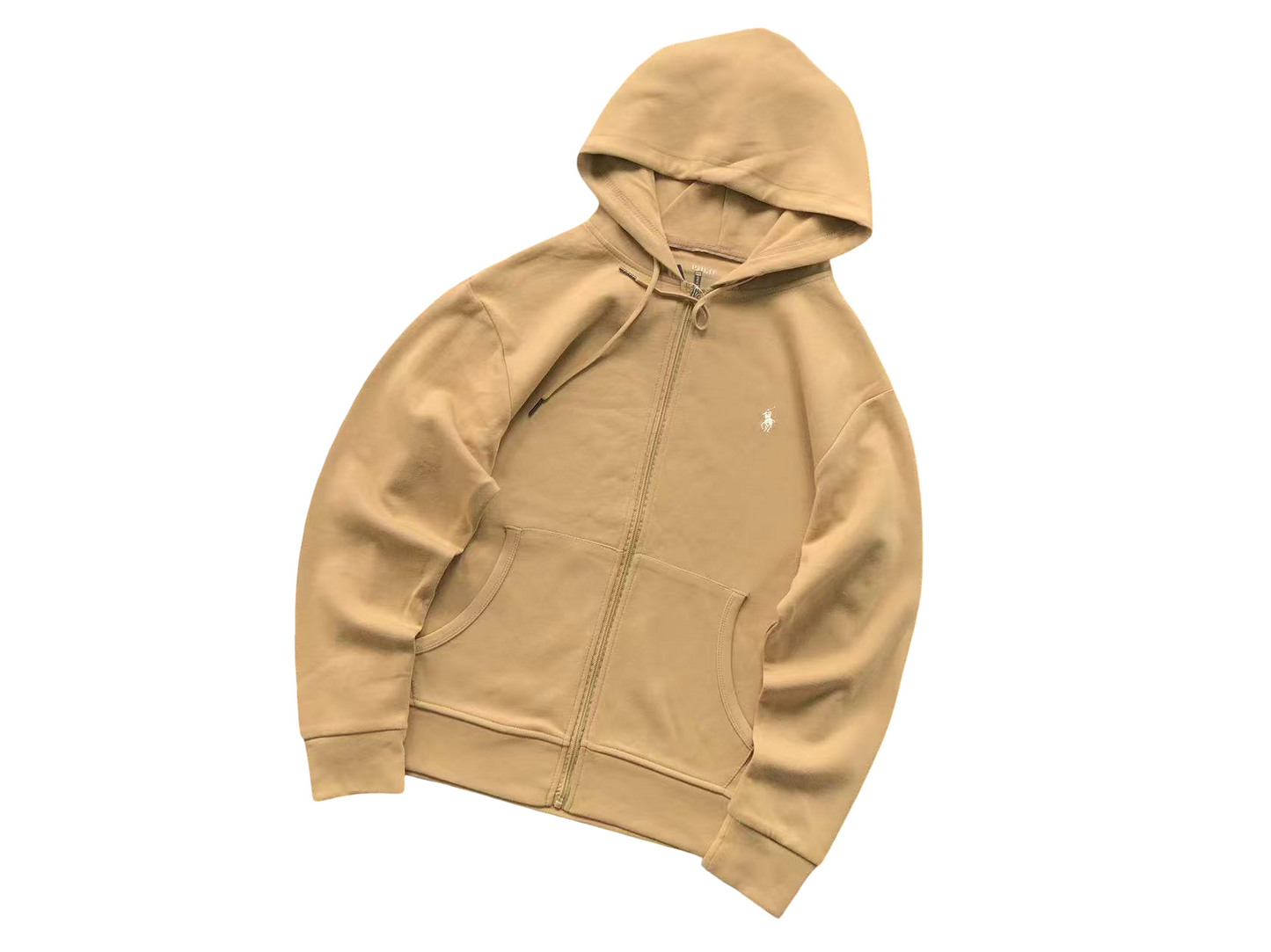Ralph Lauren Classic Zip Hoodie - (SAND)