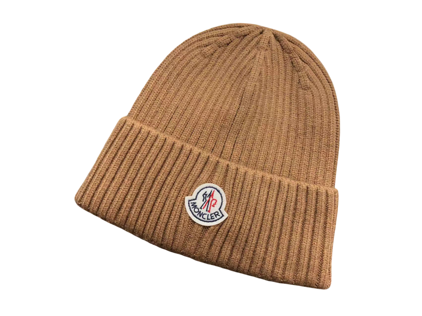 Moncler Wool Beanie Brown