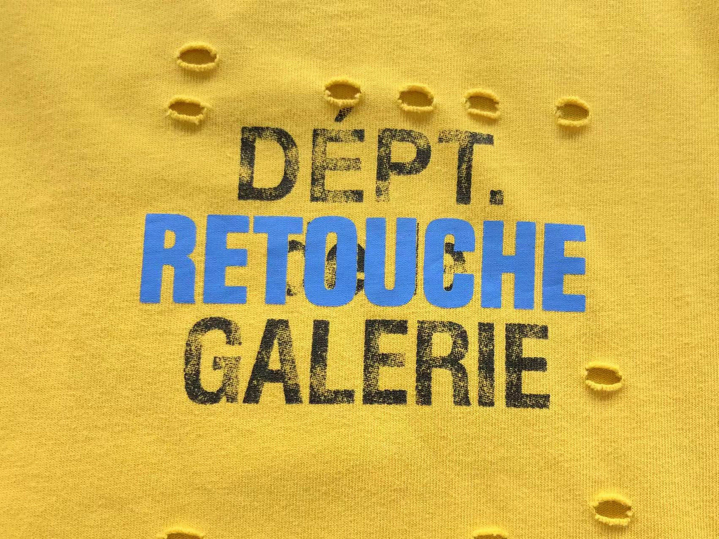 GALLERY DEPT. Retouche Tee - (YELLOW)