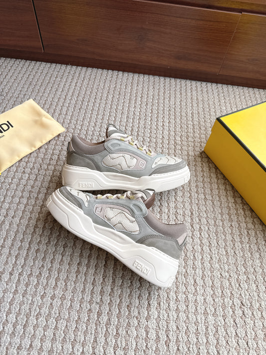 Fendi Force Grey White