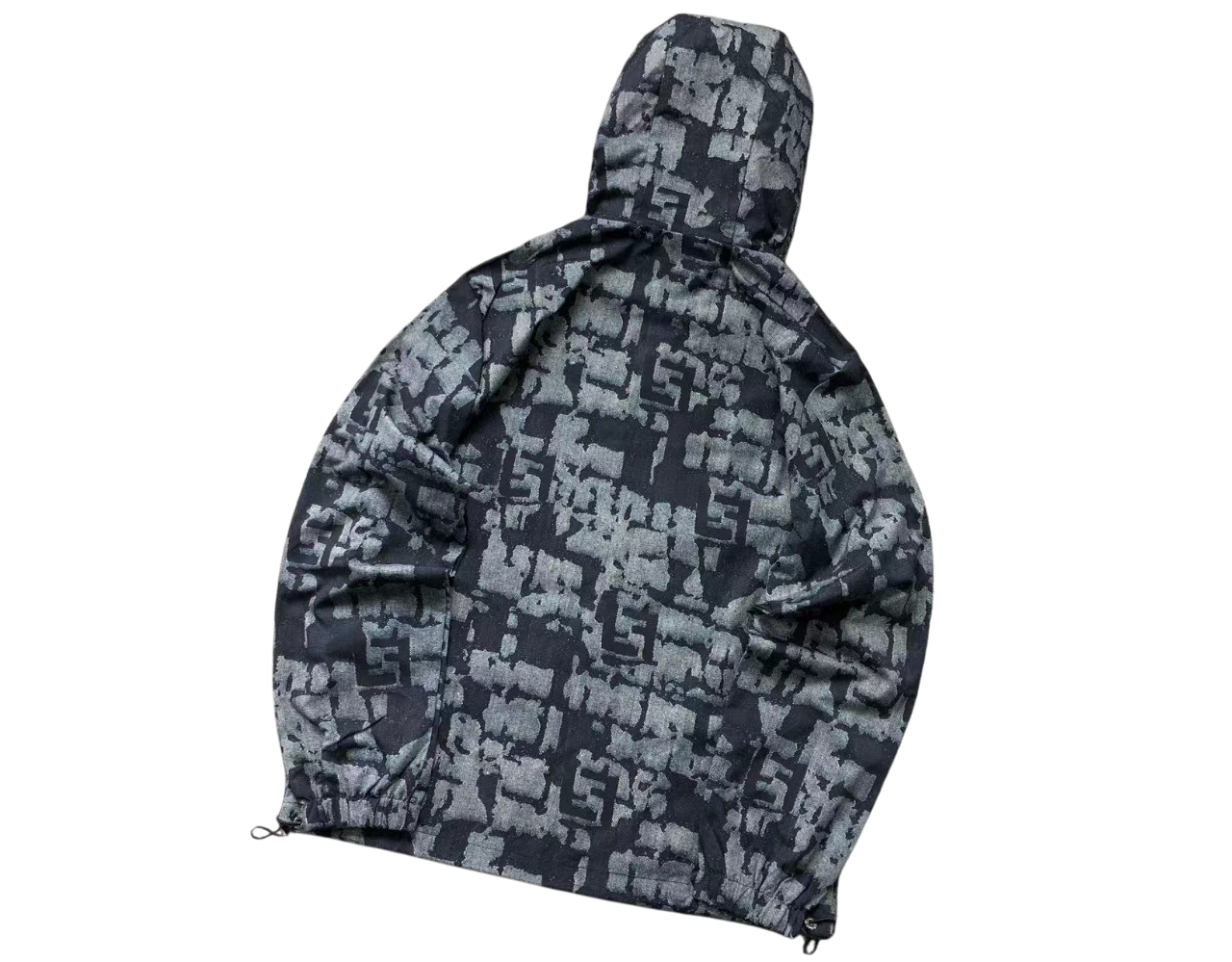 Fendi Washed Windbreaker - (LIGHT BLACK)