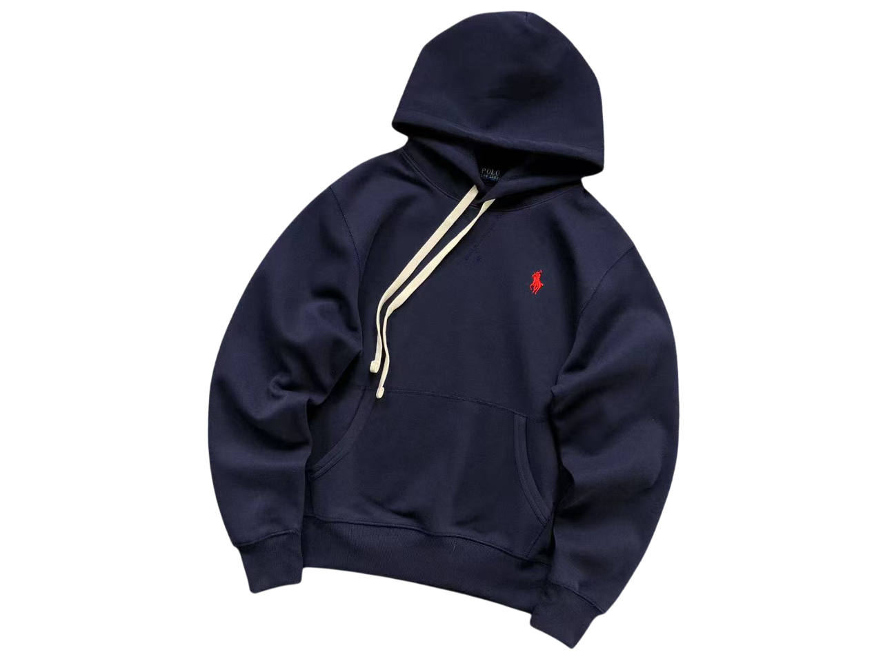 Ralph Lauren Classic Hoodie - (NAVY/RED)