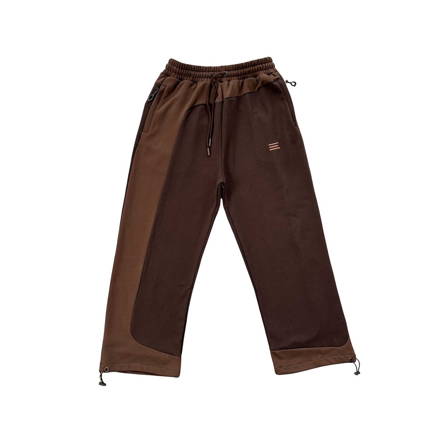 Kroen Patchwork Jogging - (BROWN)