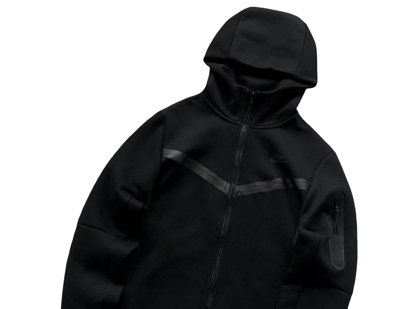 Nike Tech Fleece 2024 Zip Hoodie - (BLACK)