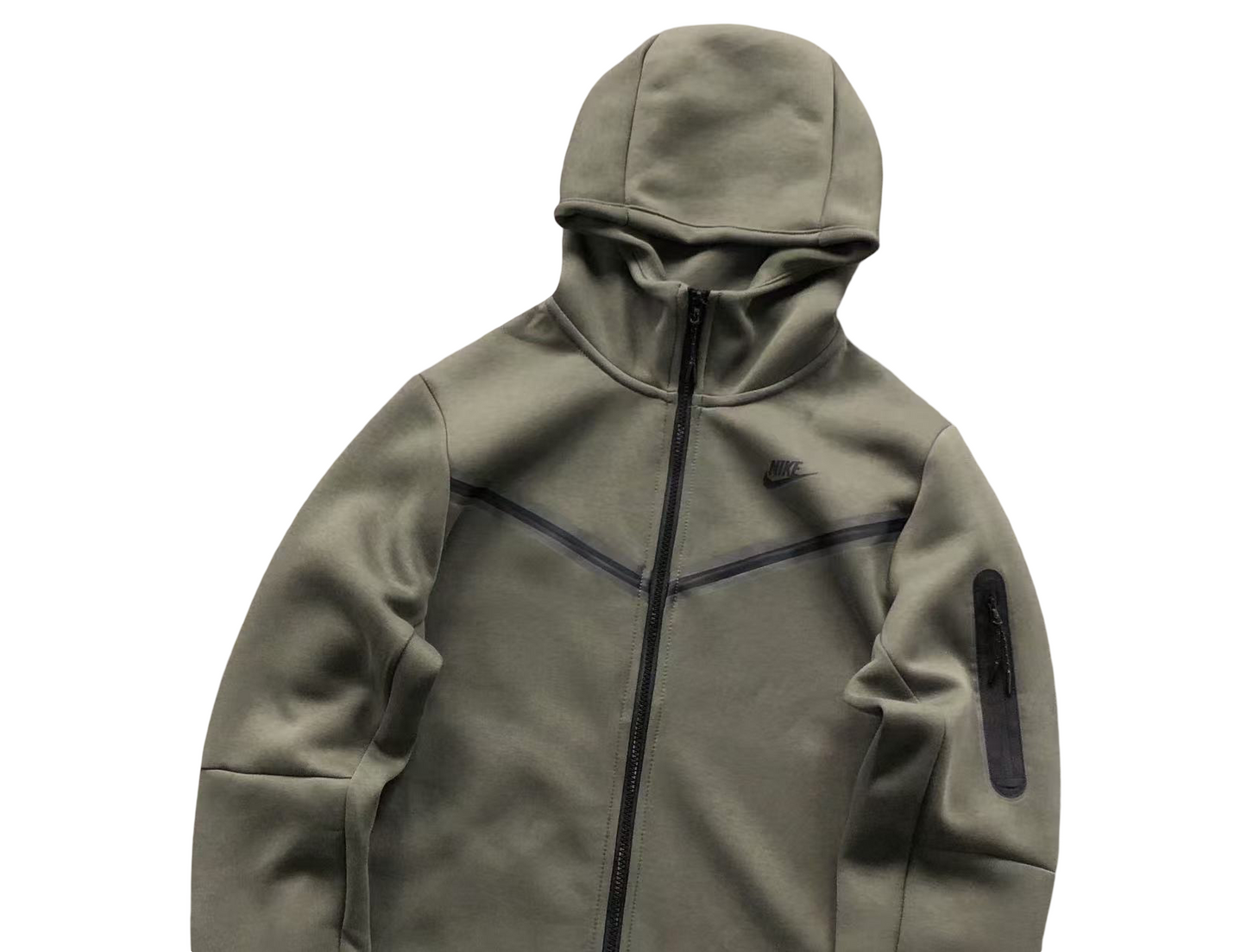 Nike Tech Fleece 2024 Zip Hoodie - (KHAKI)