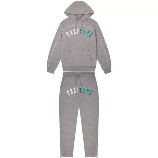 Trapstar Irongate Arch Tracksuit - (GREY/SEA BLUE)