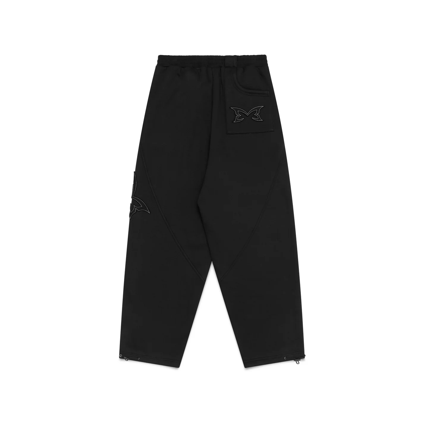 Mertra Reverse Bigstep Jogging - (BLACK)
