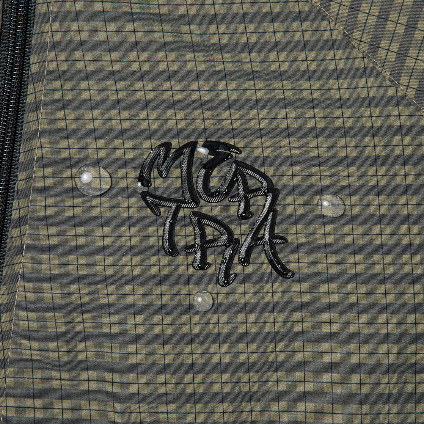 Mertra Asymmetrical Plaid Softshell - (GREEN)