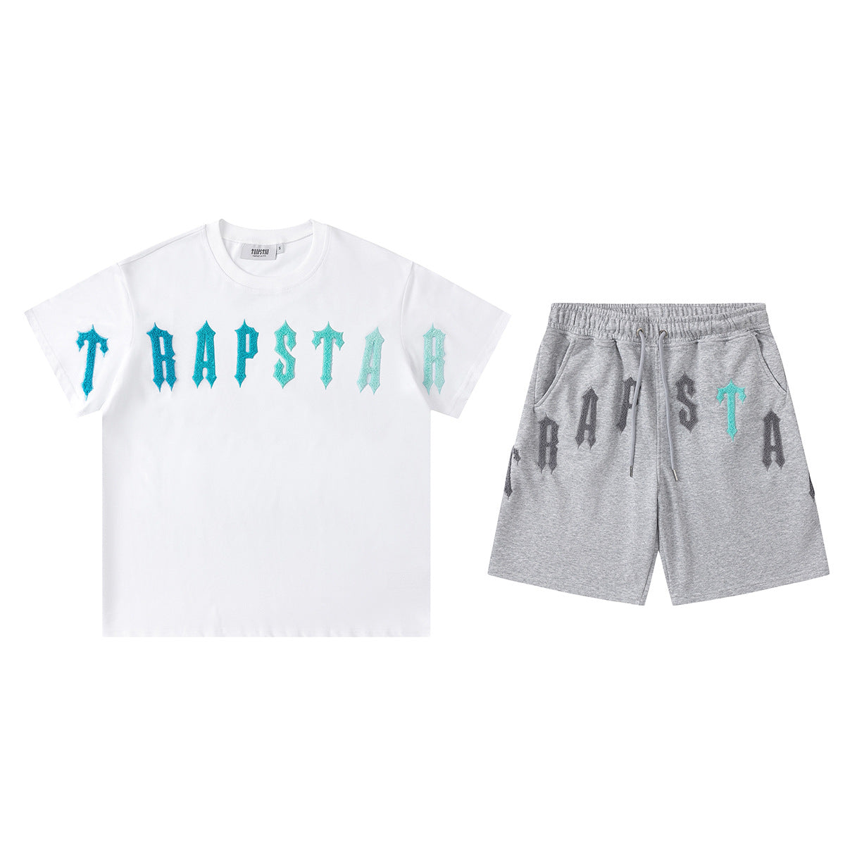 Trapstar Arch Short Set - (WHITE/BLUE)