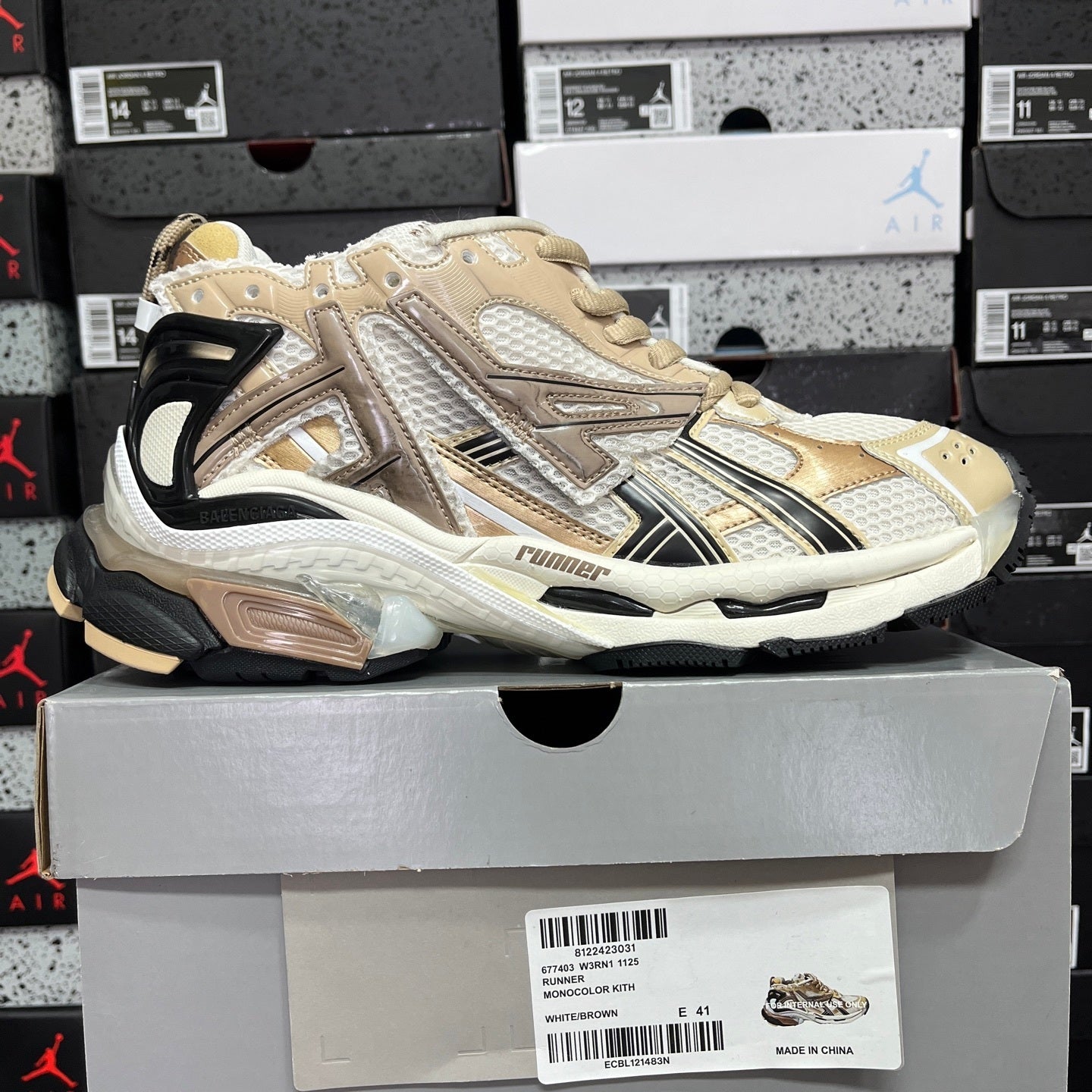 Balenciaga Runner 7.0 - (BRONZE WHITE BLACK)