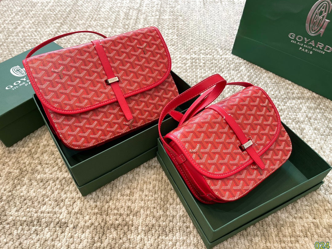 Goyard Belvedere Bag Red