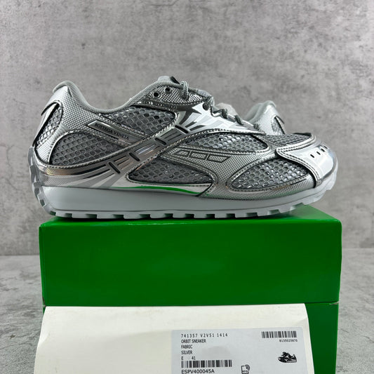 Bottega Veneta Orbit Metallic Grey