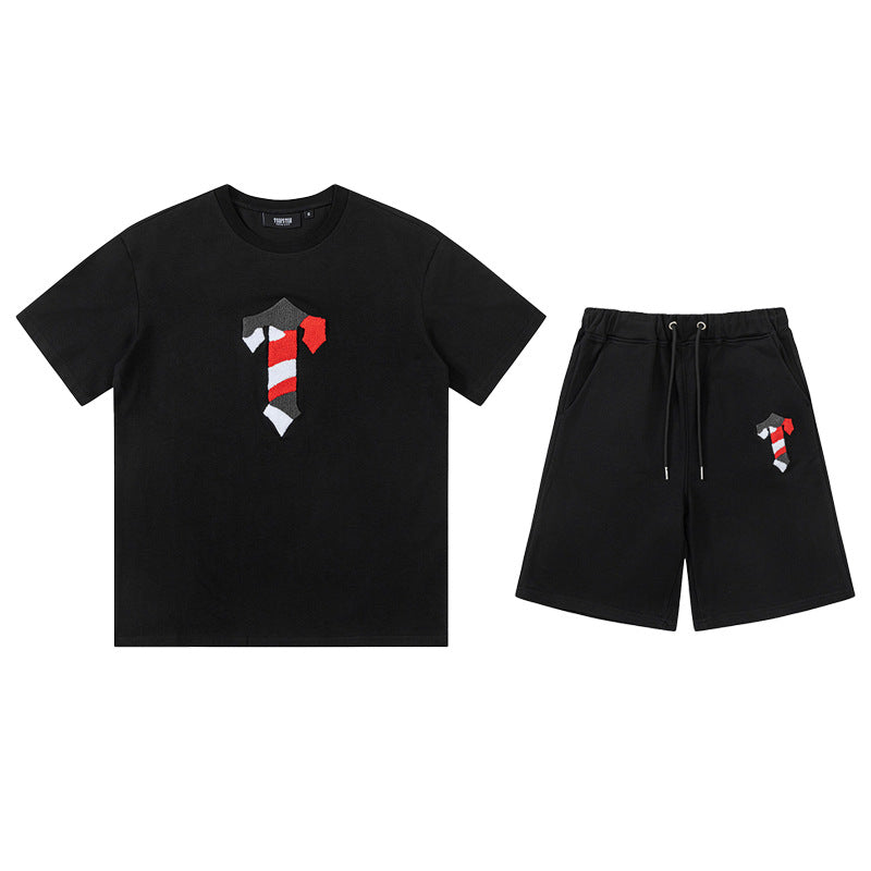 Trapstar Cameleon Short Set - (BLACK/RED)