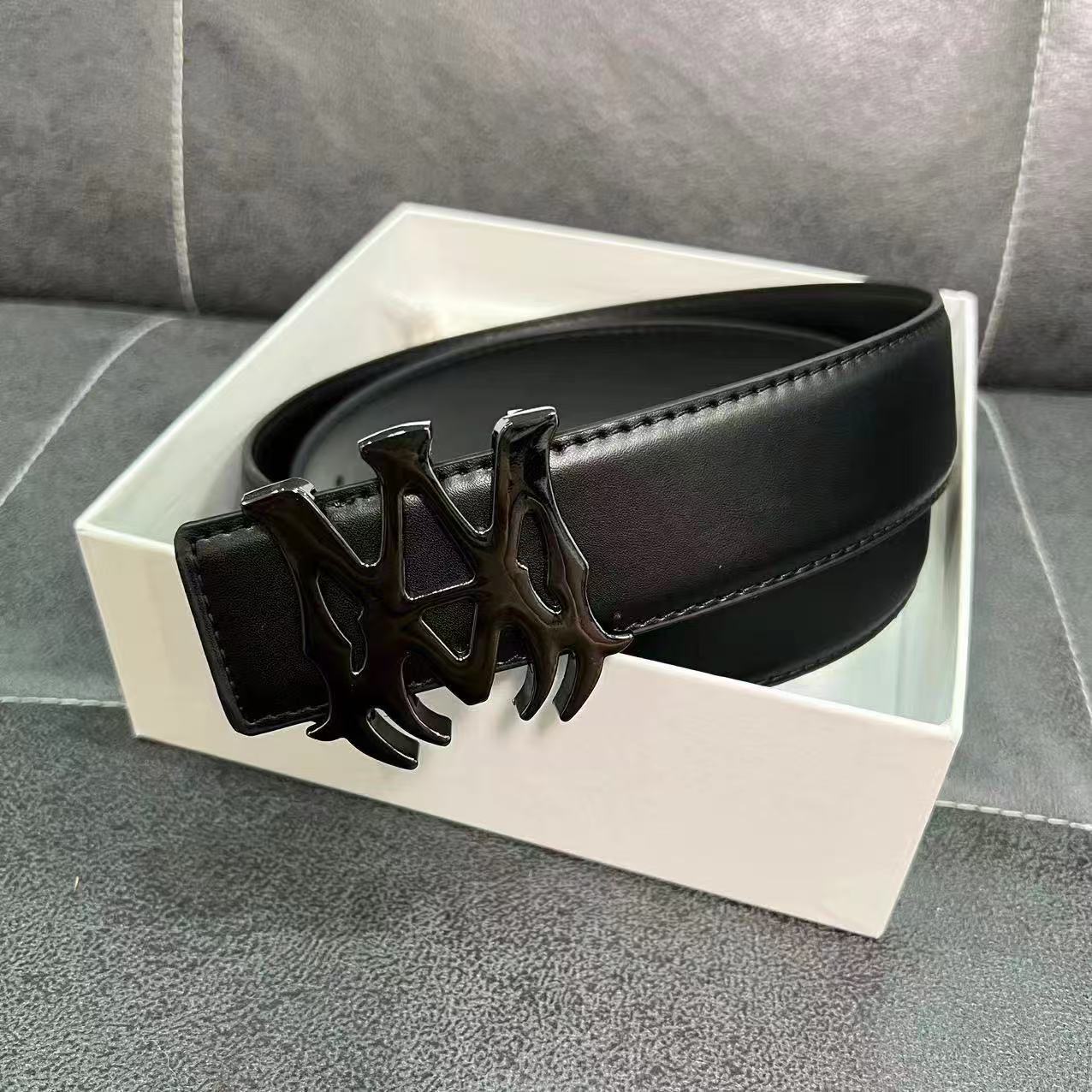 Amiri Montana Belt - (TRIPLE BLACK)