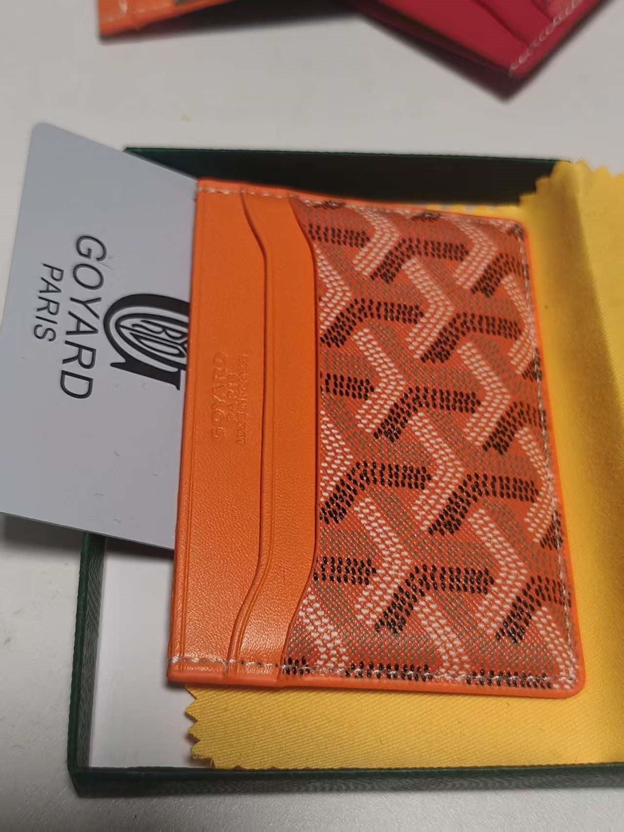 Goyard Saint Sulpice Card Holder Orange