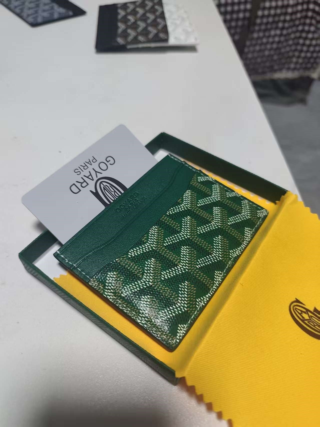 Goyard Saint Sulpice Card Holder Green