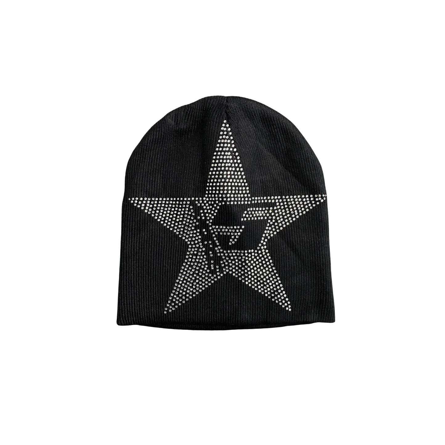 Sp5der Rhinestone Beanie - (BLACK)