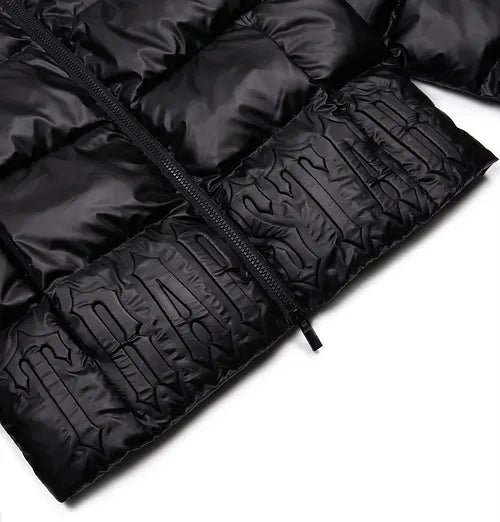 Trapstar Irongate Embossed Puffer Jacket - (BLACK)