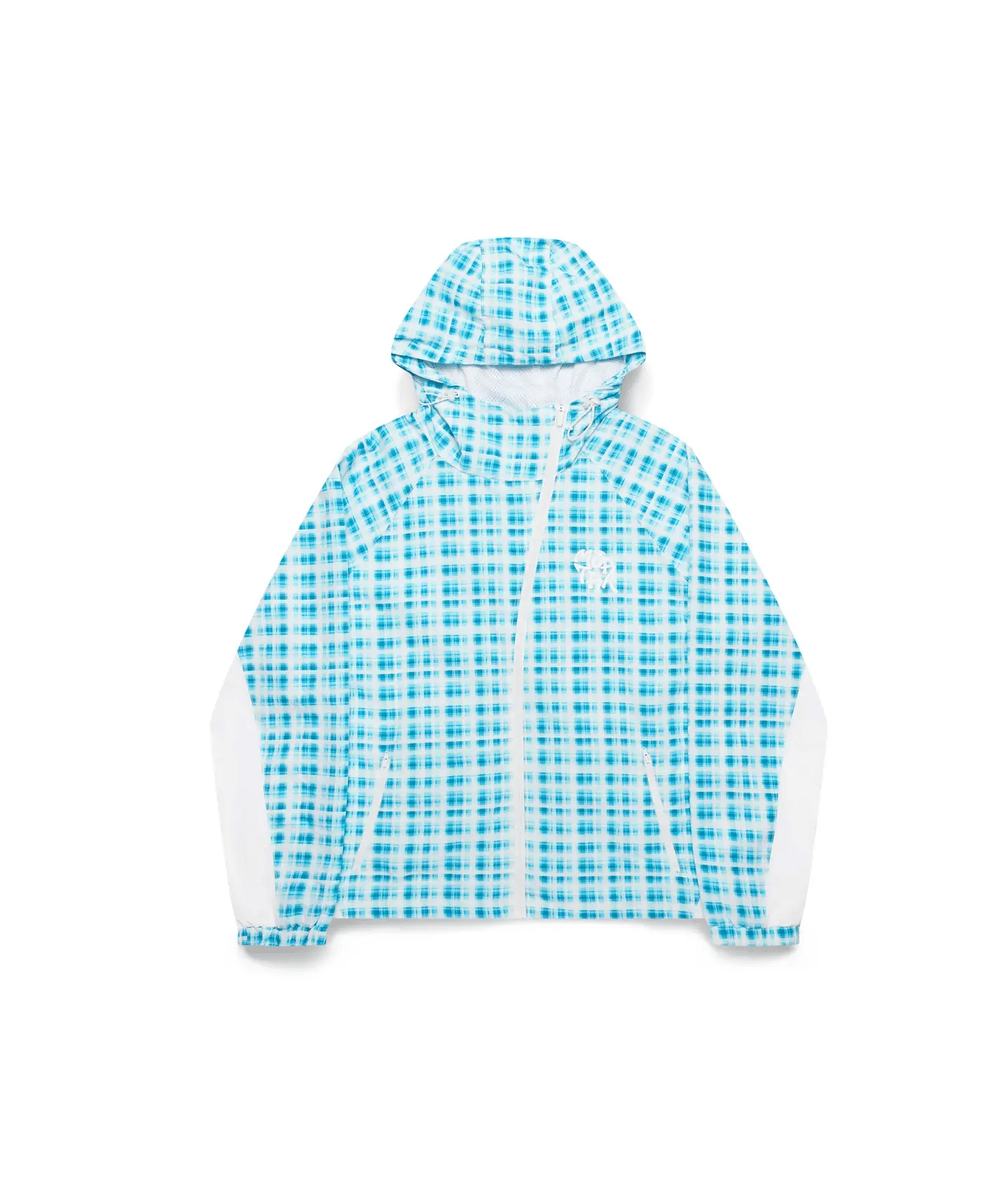 Mertra Asymmetrical Plaid Softshell - (BLUE)