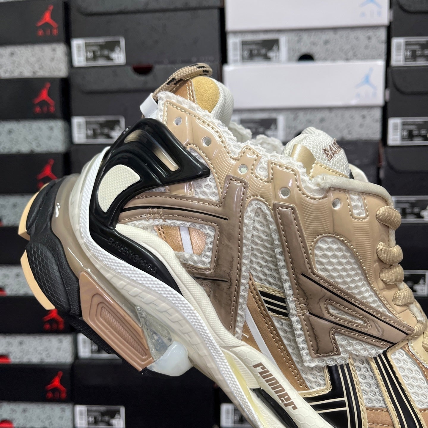 Balenciaga Runner 7.0 - (BRONZE WHITE BLACK)