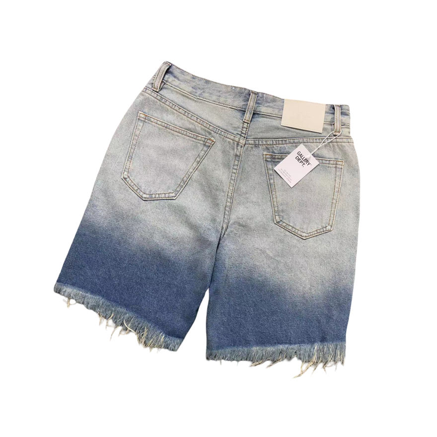 GALLERY DEPT. Ripped Jeans Short - (LIGHT BLUE)