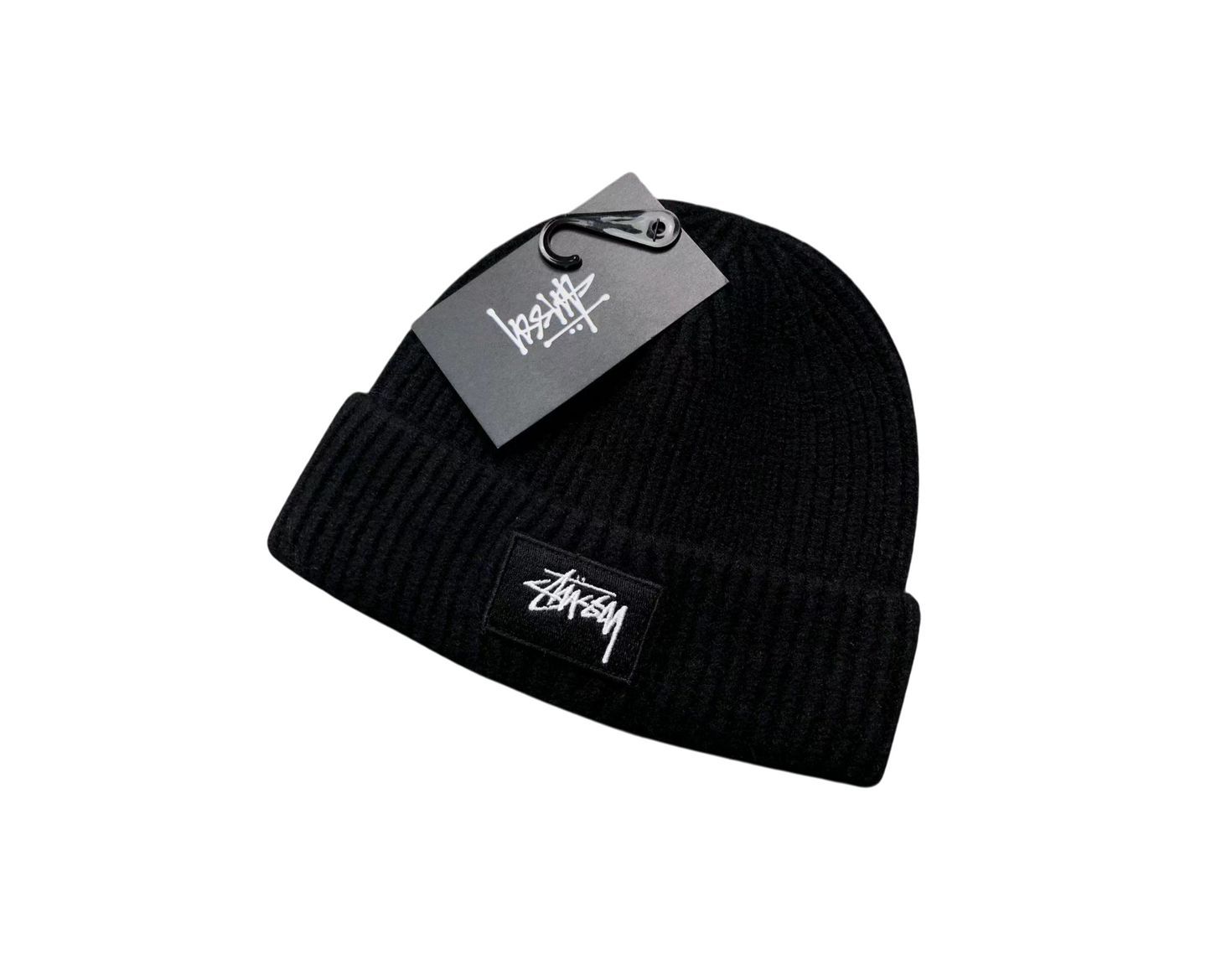 Stussy Logo Beanie - (BLACK)