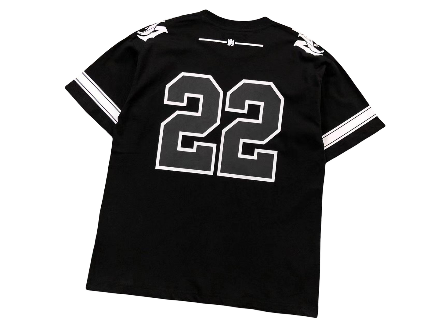 AMIRI Football 22 Tee - (BLACK)