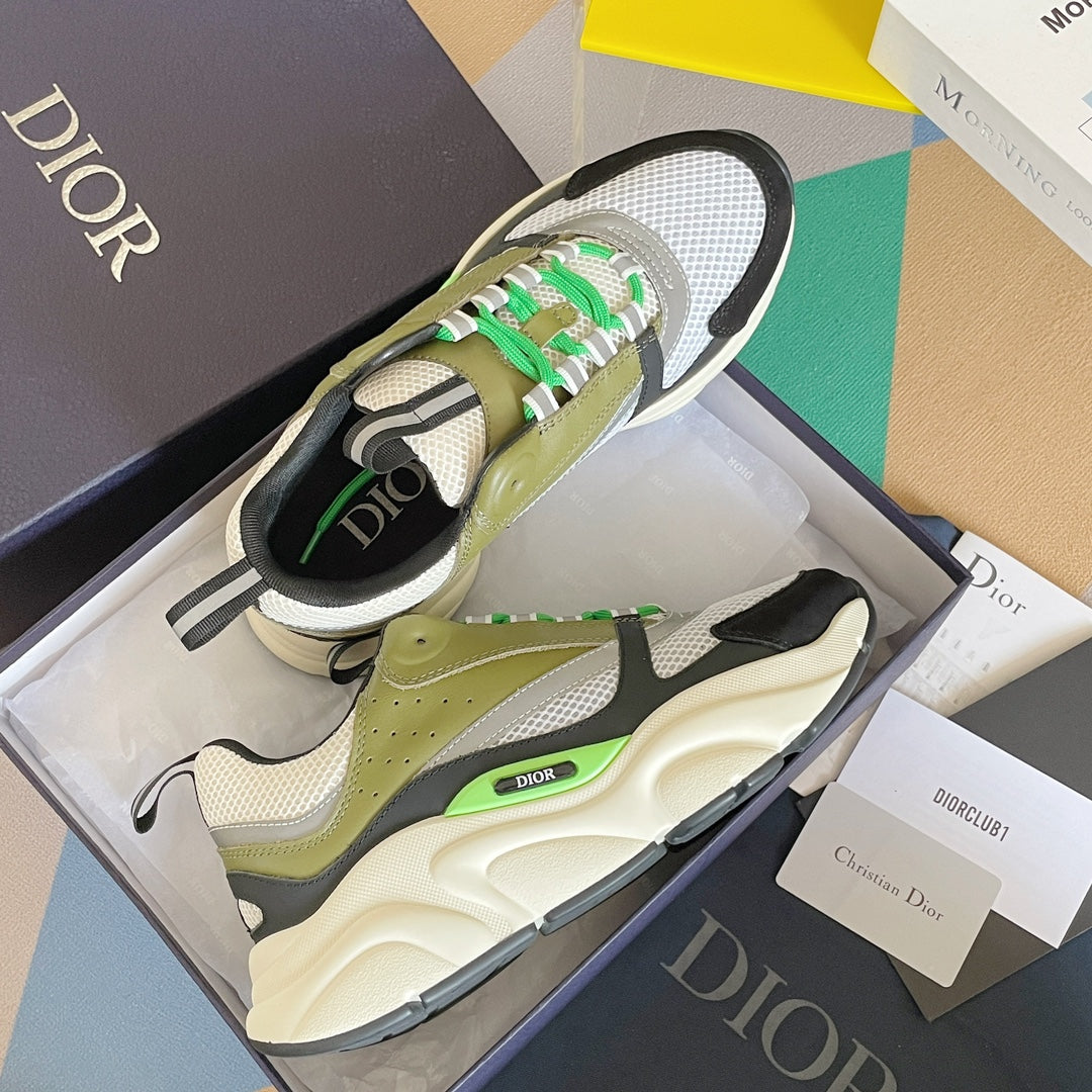 Dior B22 Green Sage/White/Black